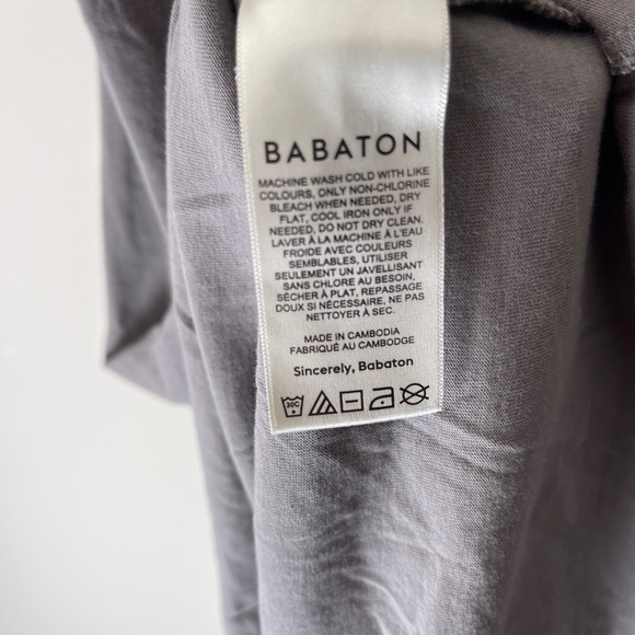 Babaton Shoulder Pad Dress Taupe XS - Picture 5 of 6